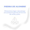 DESODORANTE NATURAL CON PIEDRA DE ALUMBRE, SIN PARABENOS ROLL ON