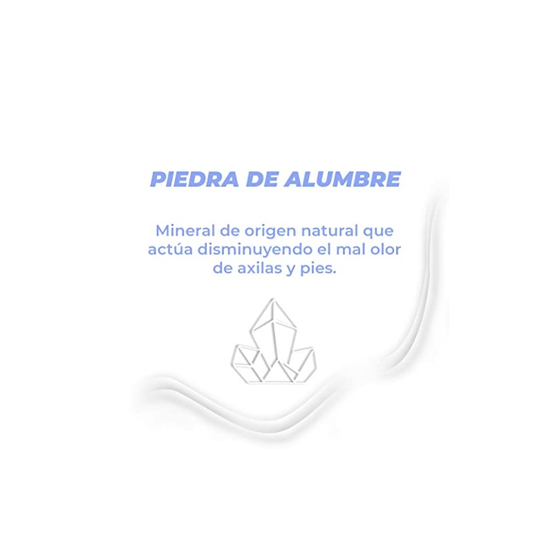DESODORANTE NATURAL CON PIEDRA DE ALUMBRE, SIN PARABENOS ROLL ON