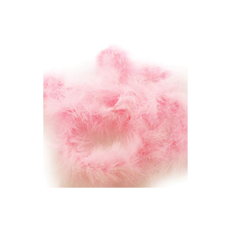 Full Marabou Feather Boa - 2 Yards - Light Pink