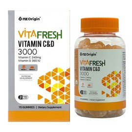 ANGET ORIGIN Angel Origin Vita Fresh Vitamin C & D 3000 3000mg x 70 gummies / 엔젯오리진 비타프레쉬 비타민 C & D 3000 3000mg x 70구미