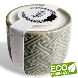 Hyggelight | The Growing Candle. Tired of Tossing Empty Candles? Try Our Less-Waste Solution. 10 oz, 55 hr Burn Time, 100% Soy Wax, Cotton Wick, Handmade Reusable Pot. Ida | Chai