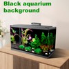COCODE Black Aquarium Background Static Cling, 78.7"x15.7" Self Adhensive Fish