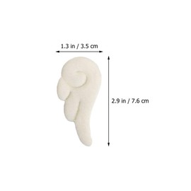 Beaupretty 4 pares de horquillas para el pelo, cuernos de diablo, horquillas para el pelo, alas de ángel, clips para el pelo, clips de piel, pinzas antideslizantes