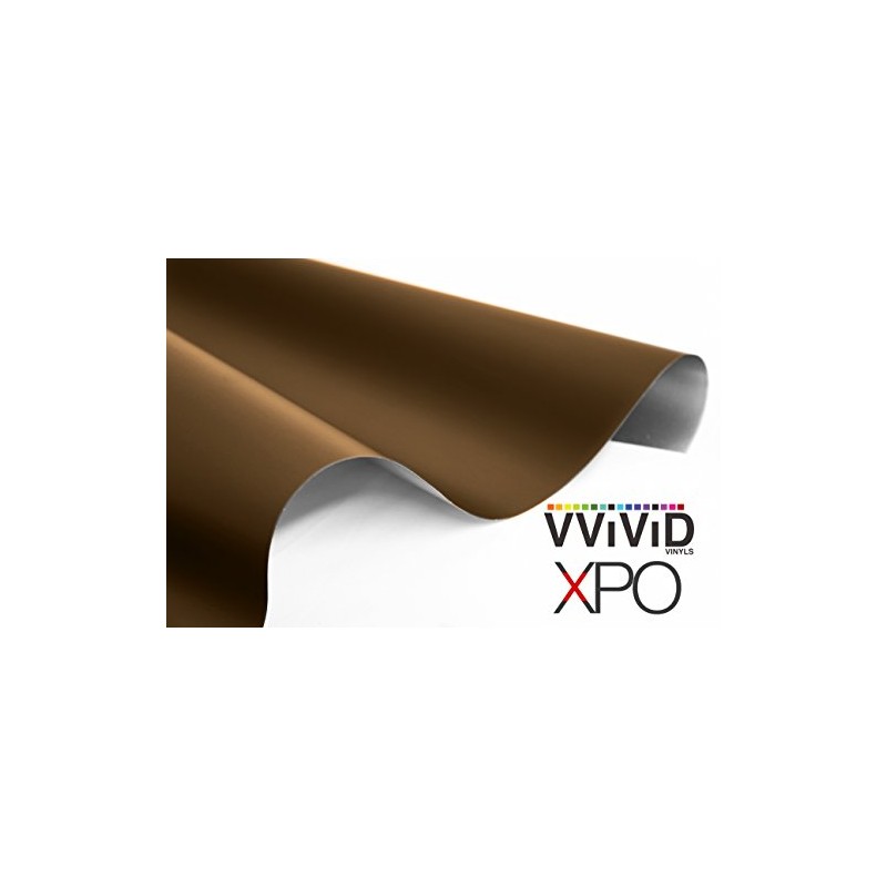 VViViD XPO Matte Brown Vinyl Wrap Roll with Air Release
