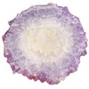 Ham8301 Amethyst slab round piece gemstone