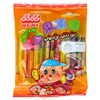 Jin Jin Assorted Fruit Jelly Straws — 5 Flavours: Grape,