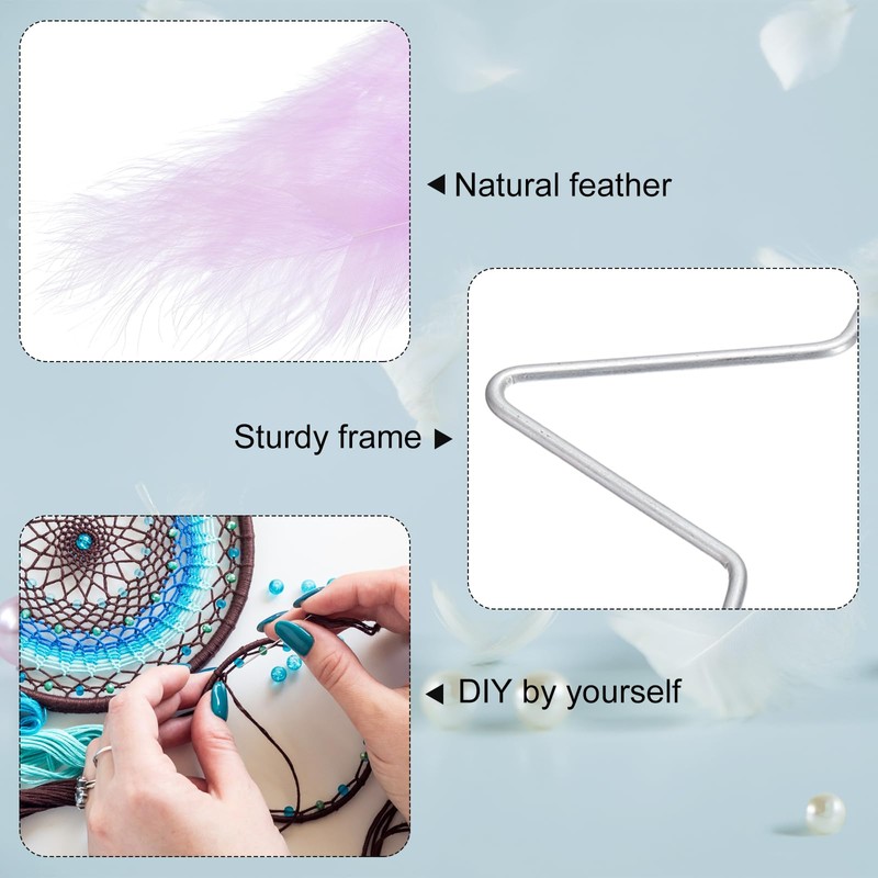 PATIKIL DIY Dream Catcher Star Making Dream Catcher Supply Handmade