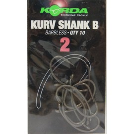 Korda Kurv Shank B Hooks - Size 2