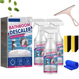 DENGWANG DENGWANG Reshline Stubborn Stains Cleaner, Bathroom Descaler Cleaner, Bathroom Descaler Foam Cleaner, Acssart Bathroom Descaler, Bathroom Descaler Spray (1, 3 Pcs)