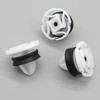 VVO Fasteners- White Plastic Rear Door Card Clips for Renault