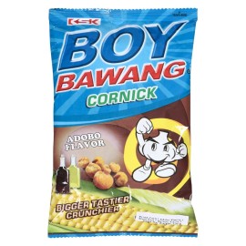 KSK FOOD PRODUCTS I Boy Bawang Cornick Adobo Flavored Fried Corn, 100g/3.5 oz. Bag