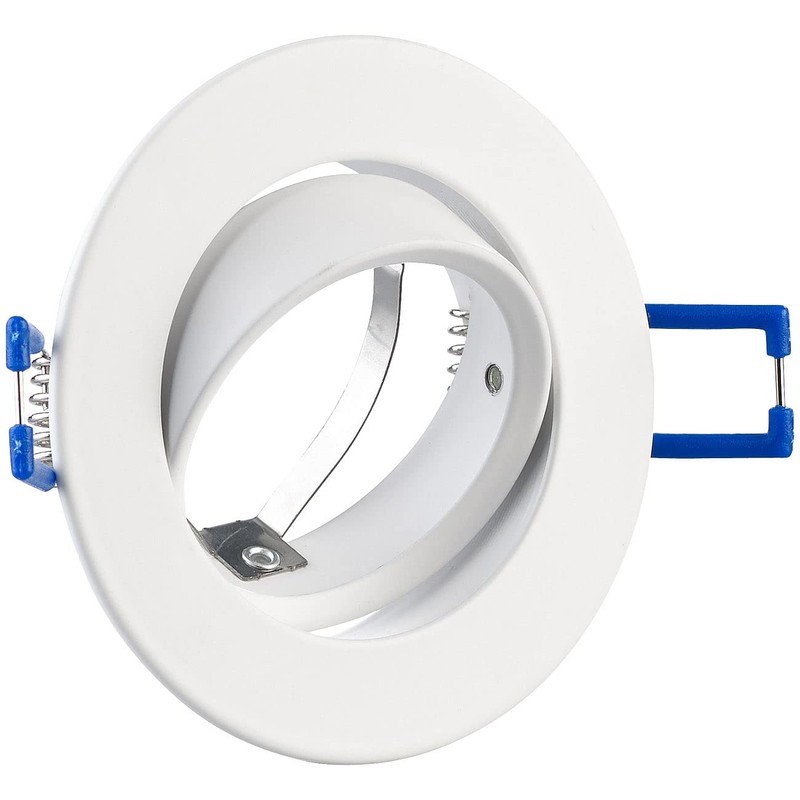 Luminea Recessed Spotlight Sockets: Set of 3 GU10 LED Spotlights