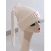 UNNQLL Cute Hats Crochet Knitted Beanie Warm Snow Ski Bunny