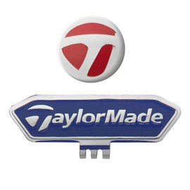 TAYLOR MADE V95837 Men's Cap Ball Marker, Navy/Red