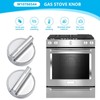 Upgrade W10766544 Gas Stove knobs Replacement for Whirlpool WFG540H0ES0 Range