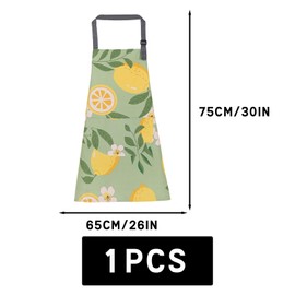 FAIRYGATE Fashion Apron Adjustable Apron Cooking Kitchen Chef Women Men Aprons for Home Kitchen Restaurant Coffee House Baking Gardening BBQ A5746
