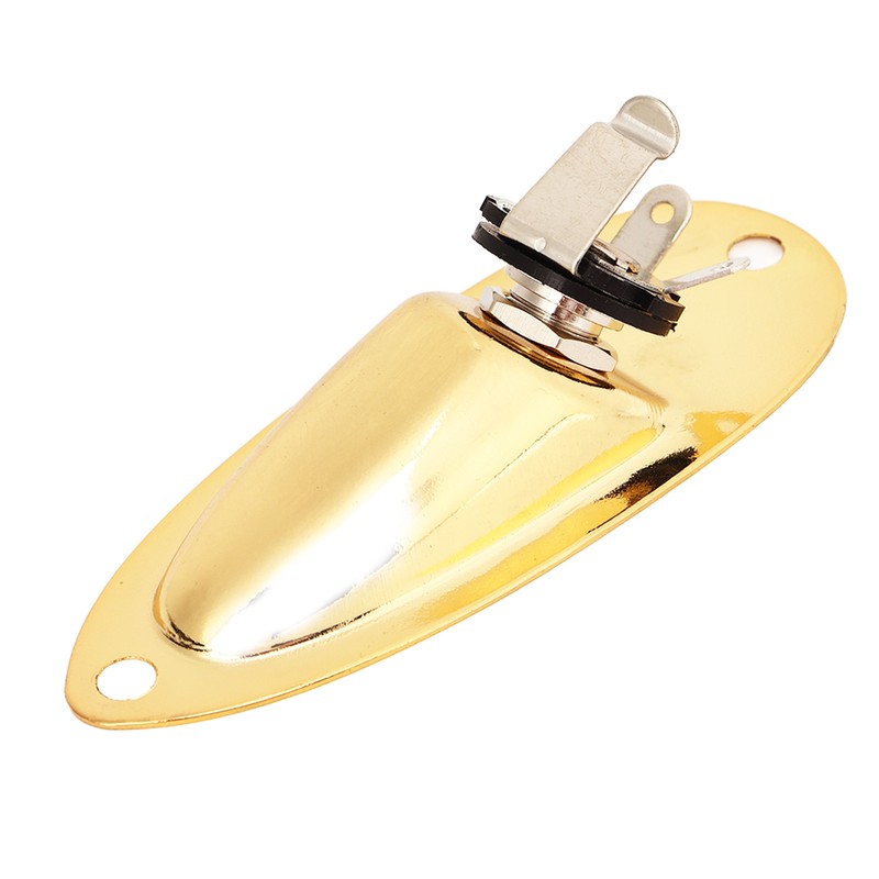 Boat Guitar Output Jack Gold Metal Electric Guitar Pickup Output
