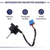 Magimaker EAU65058502 AP7178309 Refrigerator Condenser Fan Motor Assembly Compatible with