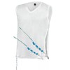 Adult Tzitzit T Shirt with Kosher Blue Tekhelet Tzitzis Tassels