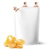 Small Bulldog Paper Clips, Pack of 50 Letter Clips Metal,