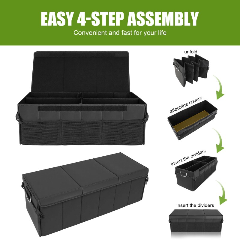 KEEPDSGN Large Car Trunk Organizer SUV Cargo Fold Up Bag