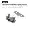 MECCANIXITY 5 Set Thermocouple Plug Fixing Clamps for K Type