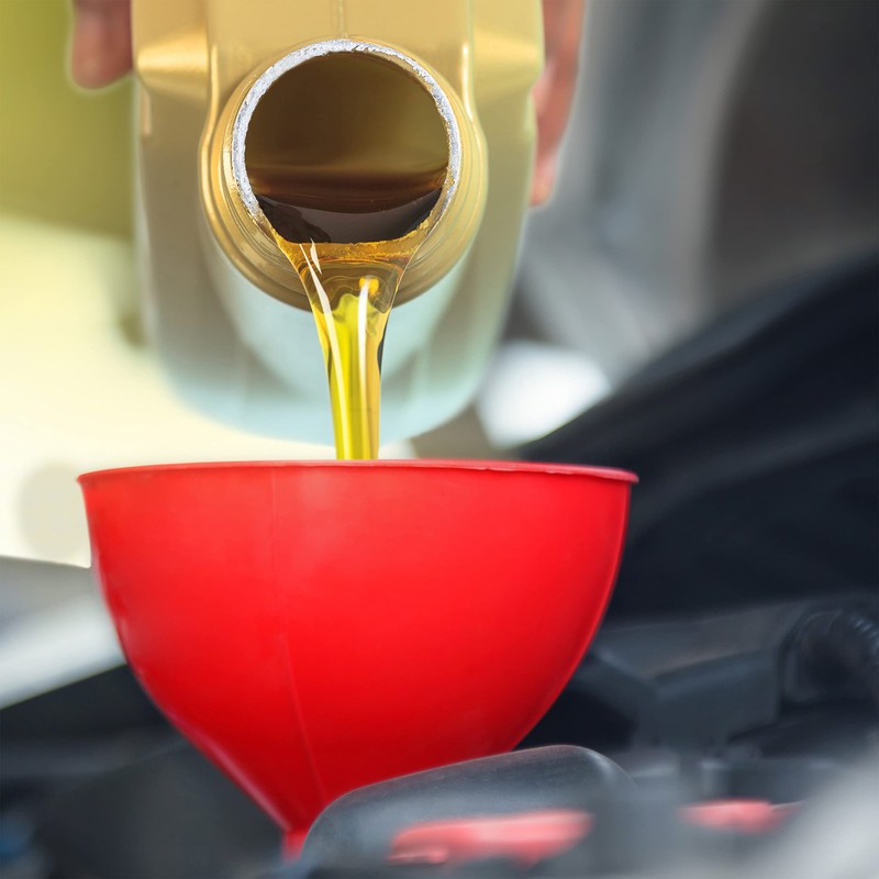 Relaxdays Funnel Set, 5 Sizes, Universal Funnel with Hose and