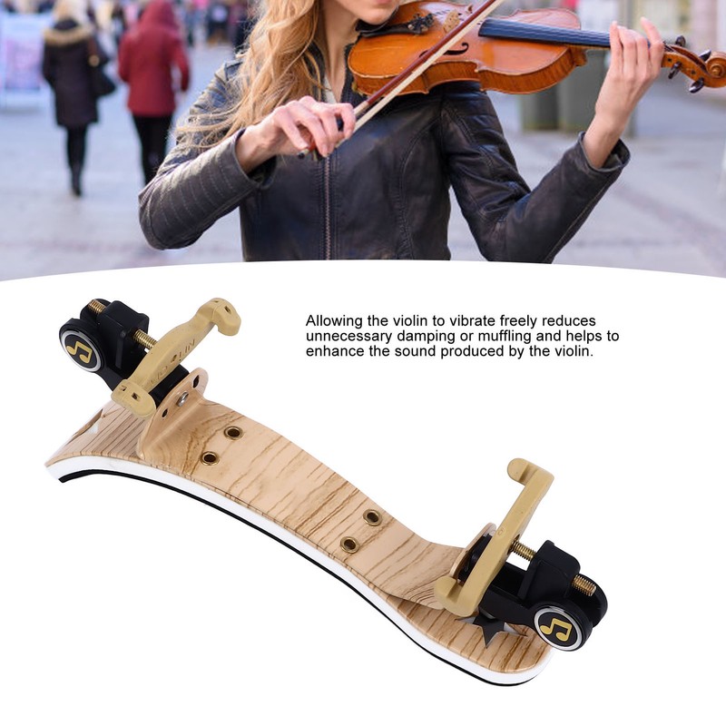 Violin Shoulder Rest 3/4 to 4/4 Adjustable Universal Shoulder Rest
