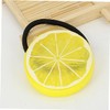 IWOWHERO 10pcs Cute Lemon Slice Hair Ties Elastic Ponytail Holders
