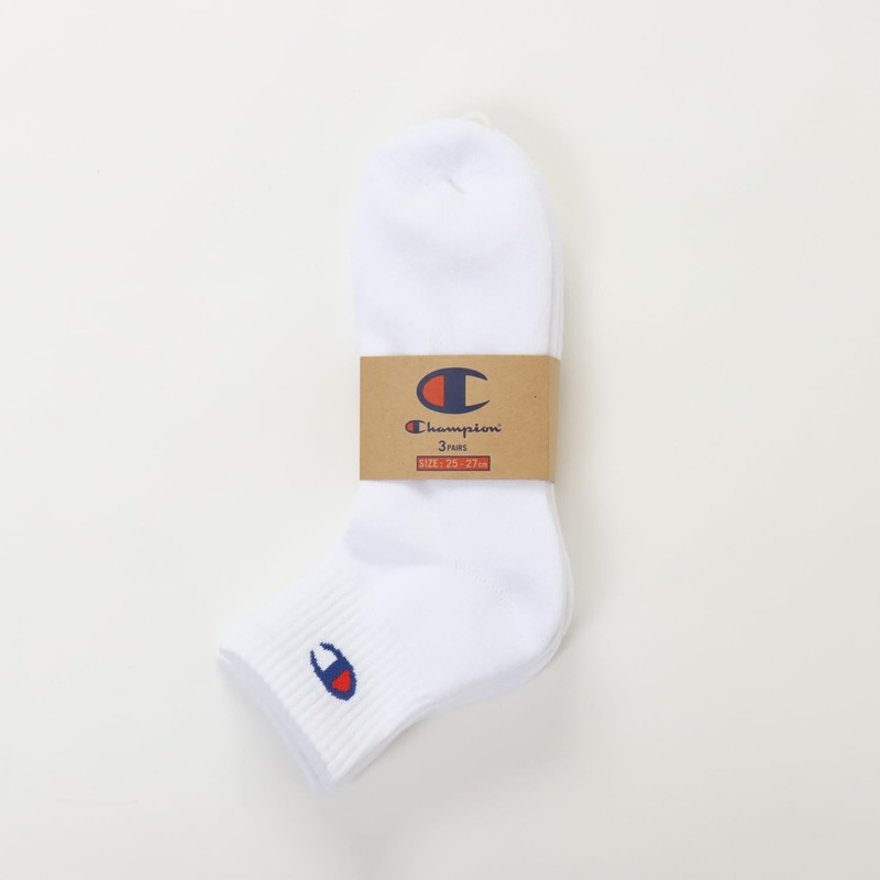 Champion CMSCY201 Men's Solid Socks, Half Pile Socks, One Point