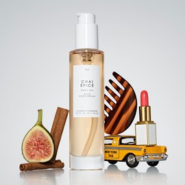 Le Monde Gourmand Chai Épicé Perfumed Body Oil - 4 fl oz (118 ml) - Warm, Spicy, Gourmand Notes