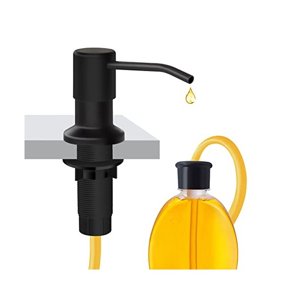Soap Dispenser for Kitchen Sink and Extension Tube Kit, Stainless
