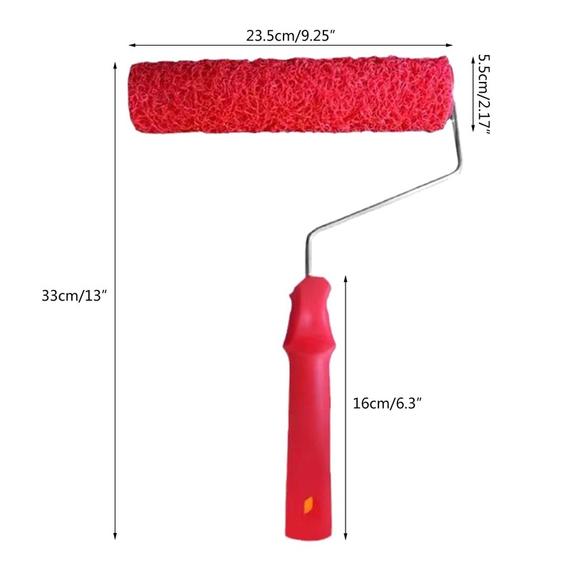 MinnowXY Drywall Compound Roller Wall Brush Putty Roller Drywall Texture