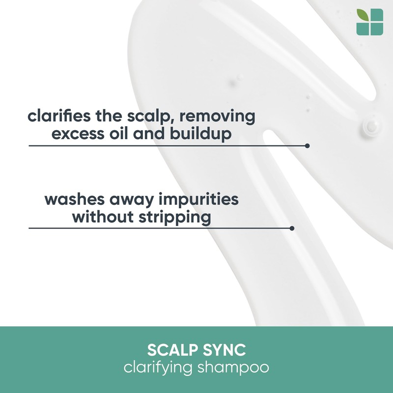 Biolage Scalp Sync Clarifying Shampoo | Removes Residue, Buildup &