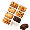 1 Pack Vinino Silicone Mini Loaf Pans Cake Bread Baking