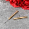 Qianyu Gold Folding Type Ear Wax Removal Tool 2 Pcs