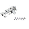 SISI UK® 38mm Door Bolt, Polished Chrome Barrel Door Bolt
