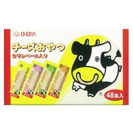 Ogiya Foods Cheese Treats with Camembert, 48 Bottles x 2 Boxes