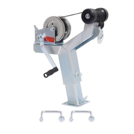 WUTIST Short Nose Adjustable Winch Stand W/Pulling Ratchet Winch Compatible with Universal Boat Parts W/ 1400lbs Dutton-Lainson Winch