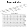 4 Pack Foldable Ruler, Ruler 30cm Folding, Sturdy and Practical
