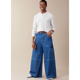 McCall's M8536AA Men's Cargo Style Shorts and Pants Sewing Pattern Packet, Design Code M8536, Sizes 34-36-38-40-42