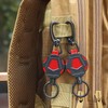 Pack of 2 Retractable Key Chains, 2 Pieces Carabiner, Lanyard