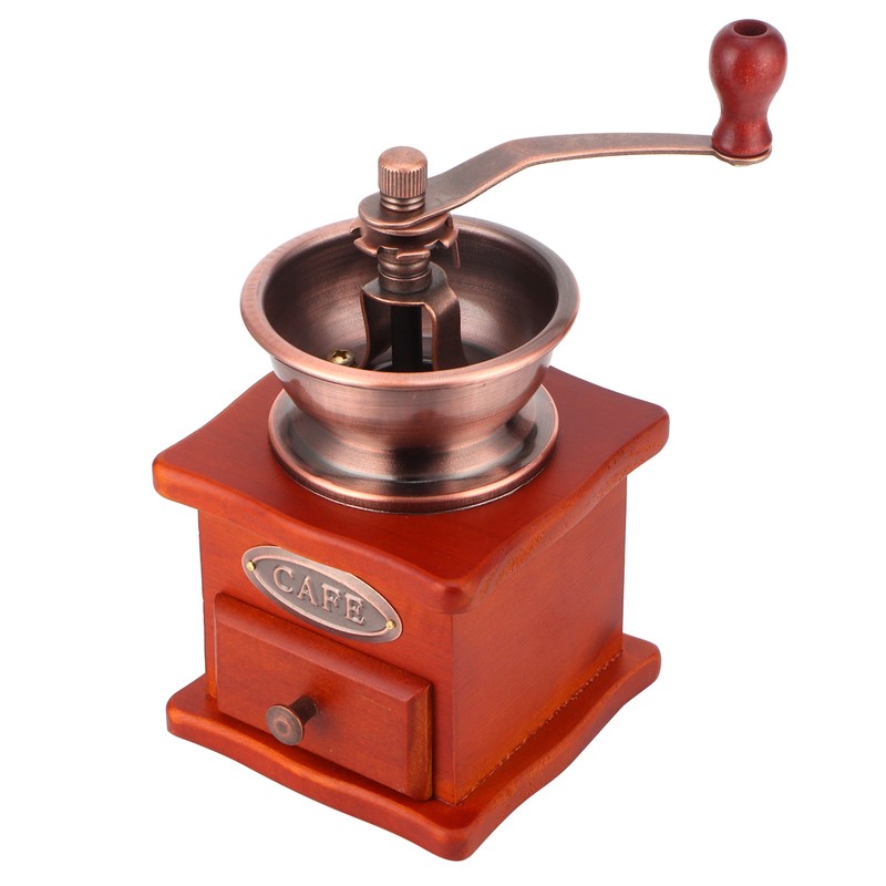Mini Vintage Hand Cranked Coffee Bean Mill Manual Coffee Grinder