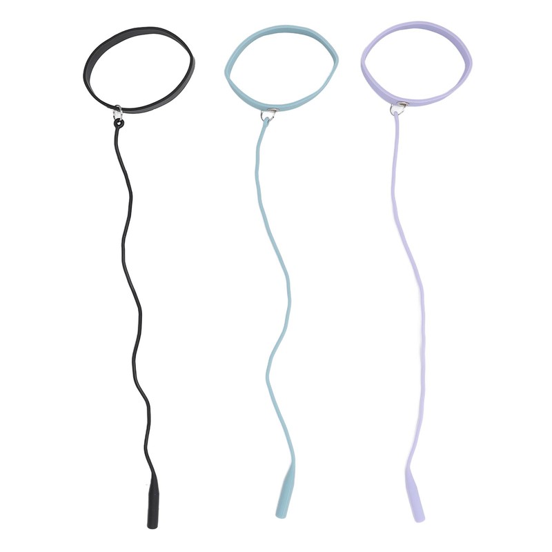 3PCS Eyelash Extension Tweezers Holders Bracelet Silicone Ring Tweezers Protector