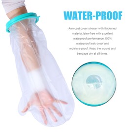 Ralleyfun Cast Covers for Shower Arm,Waterproof Arm Cast Cover Shower Full Protector Bag for Bandage Wound Arm Hands Wrists Elbow Finger Wound Covers