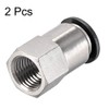 sourcing map Push to Connect Tube Fitting Adapter 10mm Tube