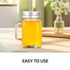 JECOMPRIS 4 OZ Mason Jar with Lid: 6pcs Drinking Glasses