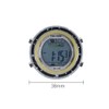 Sarini Waterproof Motorcycle Clock with Dial Stick-on Digital Handlebar Clock