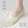 No Show Socks For Women - Floral Lace Invisible Mesh