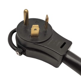 Parkworld 885880C RV 30A to (3) 15A Tri Outlet Household Adapter Cord 125V, Male with Handle TT-30P to (3) 5-15R Female with Lighted (9 inch)